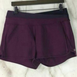Lululemon Astro maroon/burgundy Astro shorts